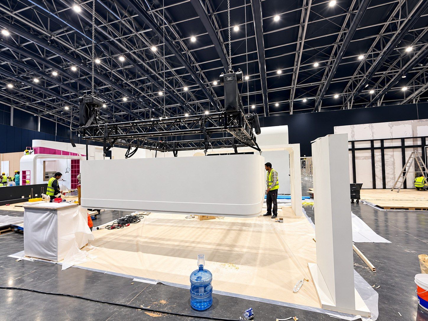 Painting and finishing area